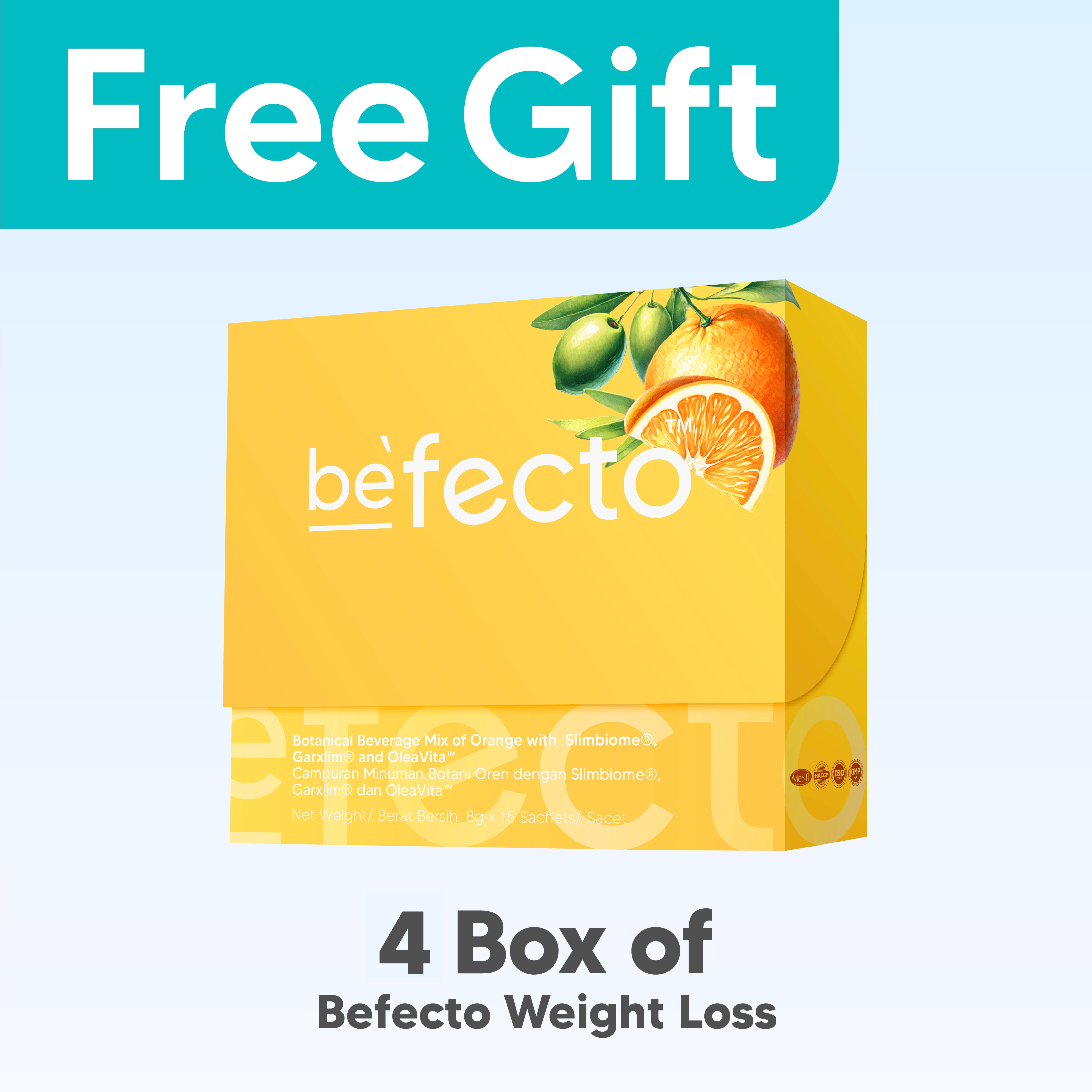 [Free Gift] 4 Box (15 Sachets) of Befecto MY