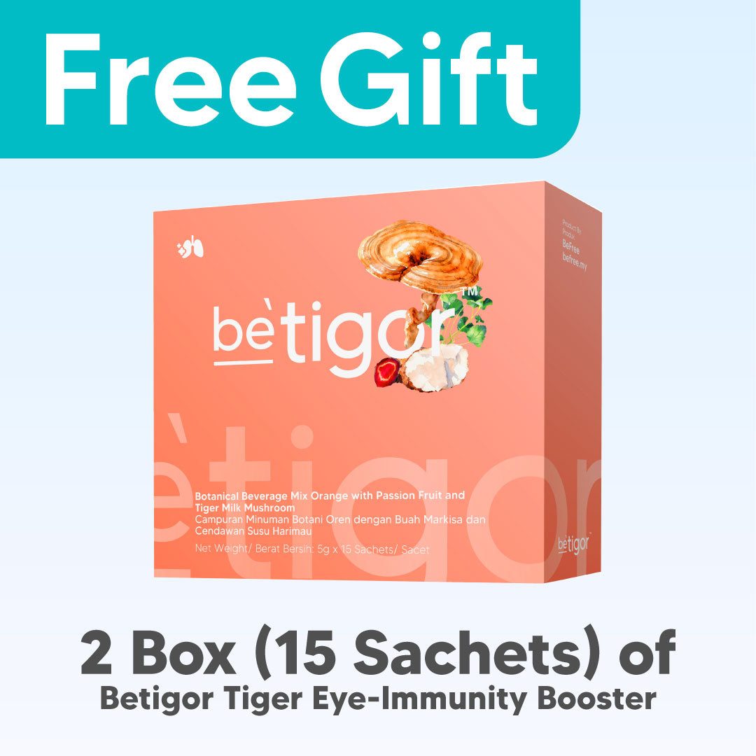 [Free Gift] 2 boxes (15 Sachets) of Betigor Tiger Eye-Immunity Booster SG