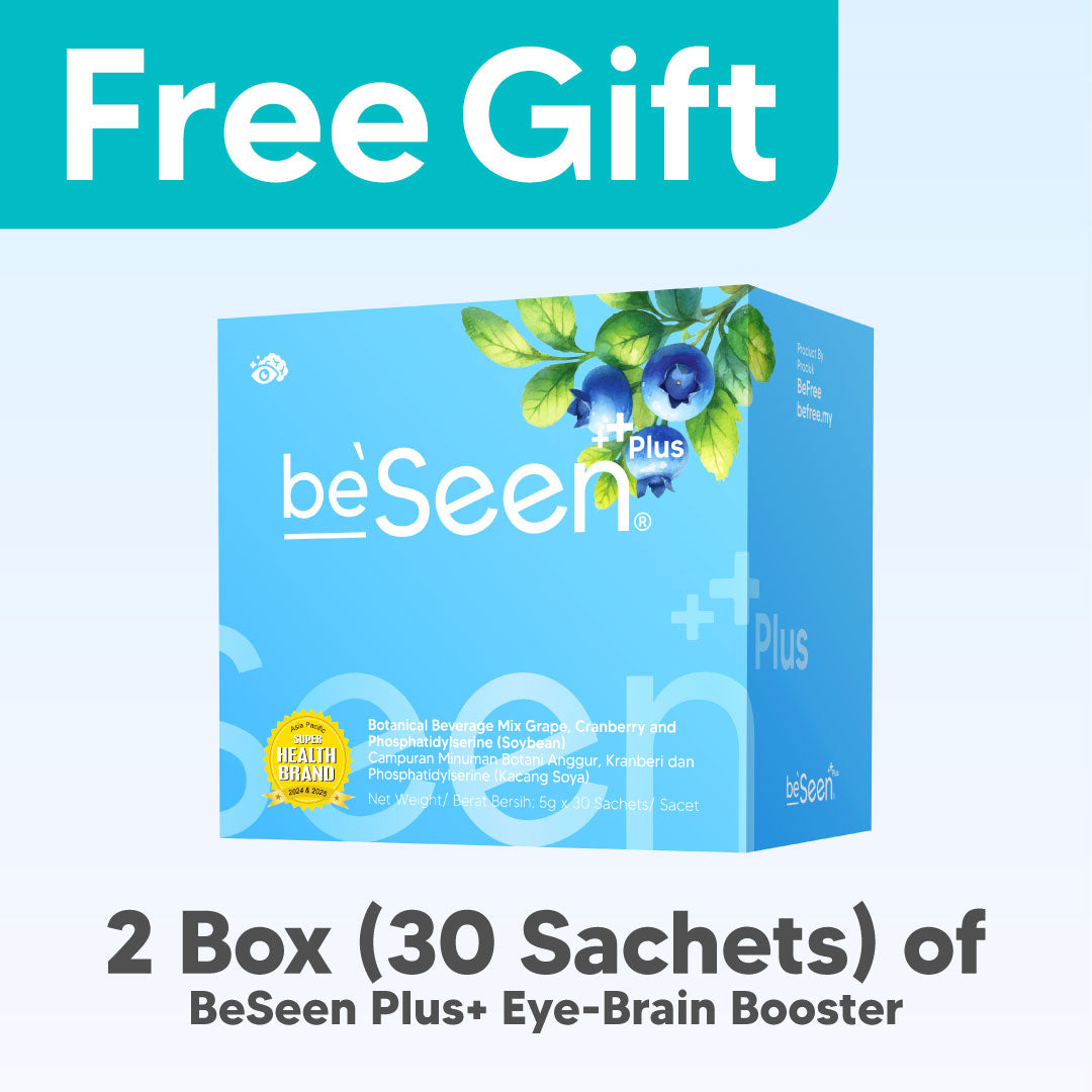 [Free Gift] 2 boxes (30 Sachets) of BeSeen Eye-Brain Booster MY