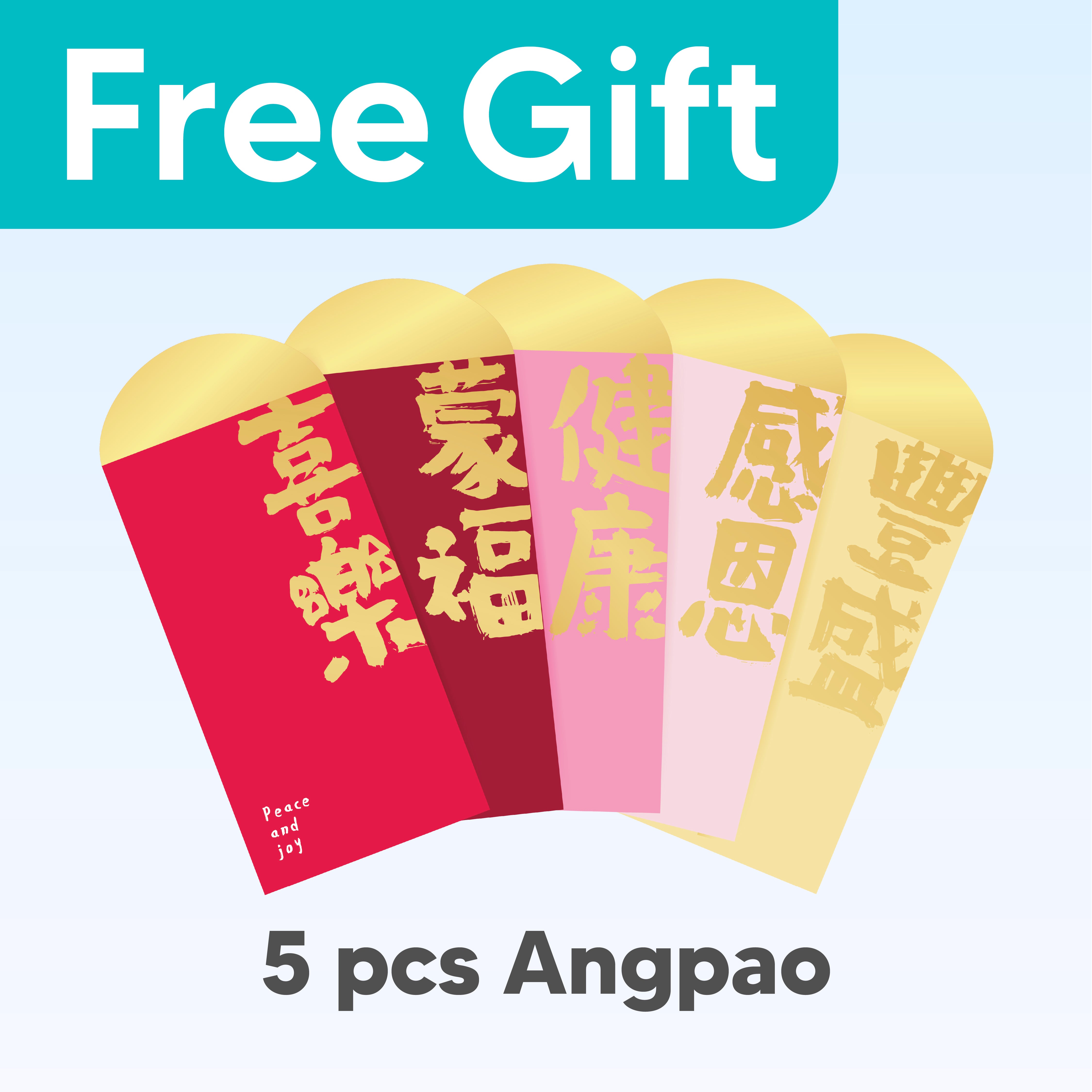 [Free Gift] 5 pcs Angpao SG