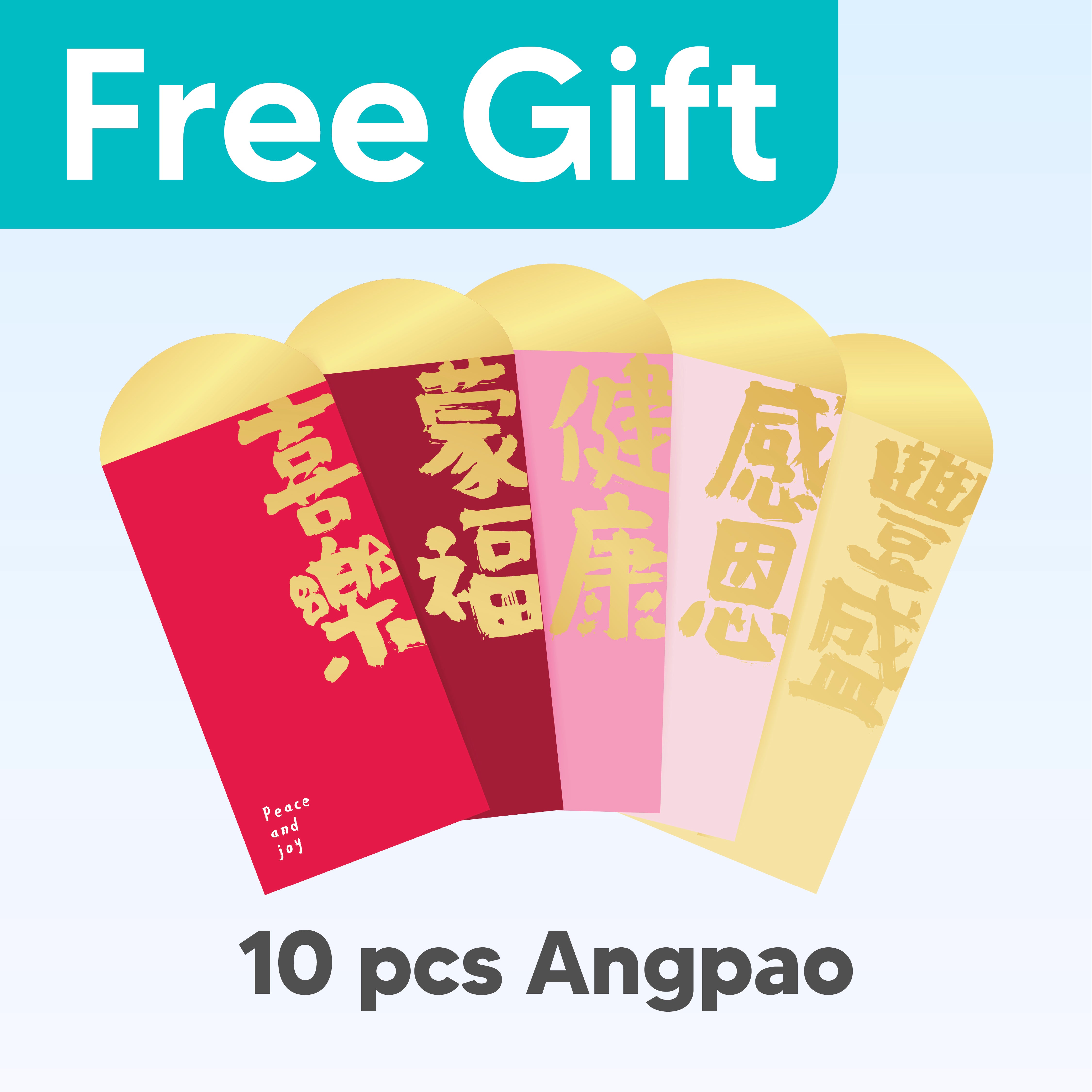 [Free Gift] 10 pcs Angpao MY