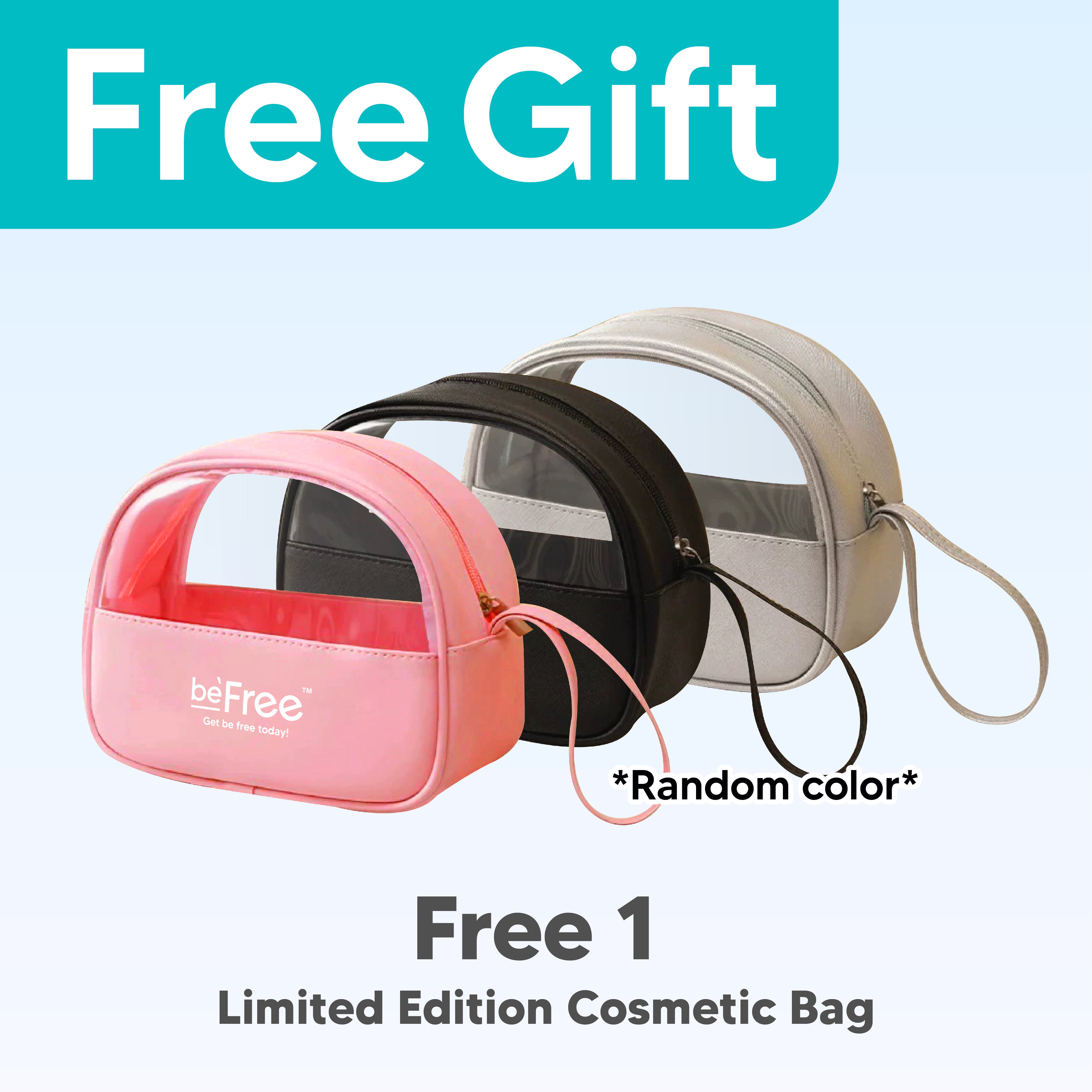 [Free Gift] 1 of Limited Edition Cosmetic Bag MY